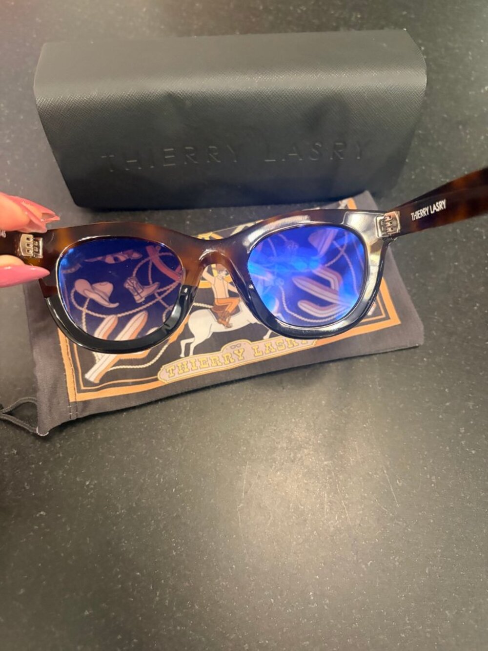 Thierry Lasry Consistency Tortoise Sunglasses